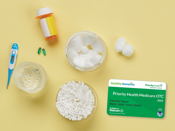 MedicareOTC卡和各种办公用品